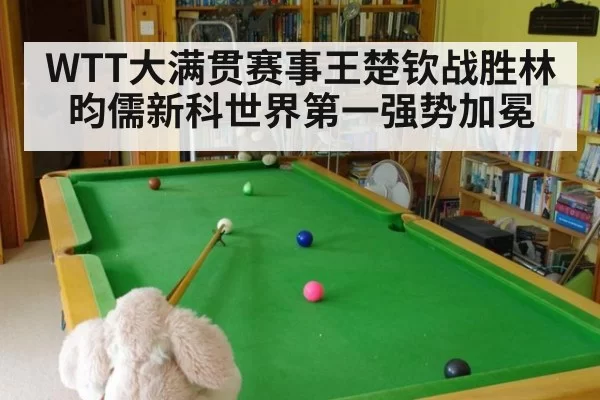 WTT大满贯赛事王楚钦战胜林昀儒新科世界第一强势加冕